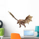 Log Neck Dragon Hunting Wall Decal
