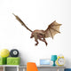 Log Neck Dragon Hunting Wall Decal