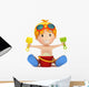 3D Render Kid Playing Wall Decal