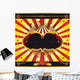 Red and Yellow Circus Wall Decal