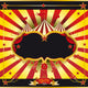 Red and Yellow Circus Wall Decal