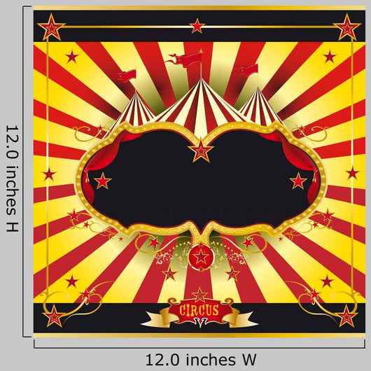 Red and Yellow Circus Wall Decal