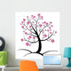 Cherry Tree Illustration Wall Decal