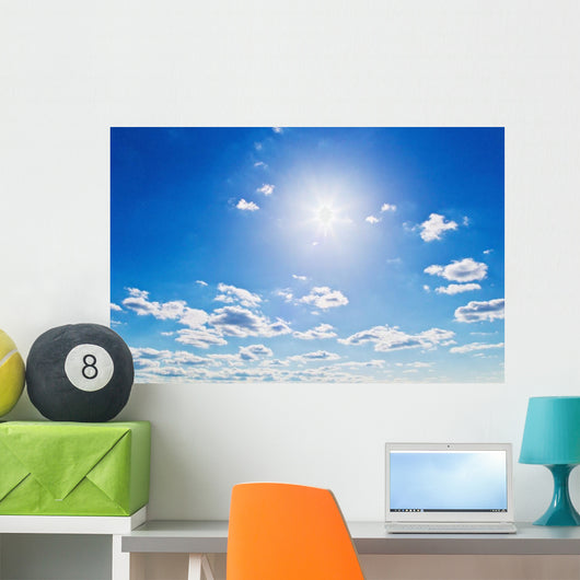 Clouds against Blue Sky Wall Decal