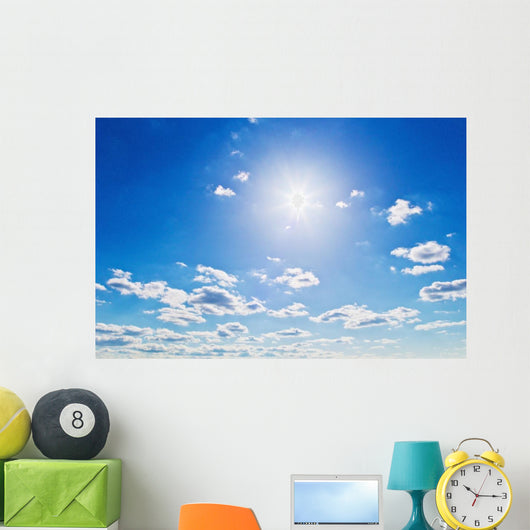 Clouds against Blue Sky Wall Decal