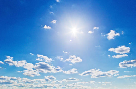 Clouds against Blue Sky Wall Decal