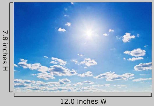 Clouds against Blue Sky Wall Decal