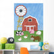 Farm Animal Stand Front Wall Decal