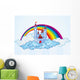Cartoon Castle Sky Wall Decal