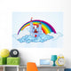 Cartoon Castle Sky Wall Decal