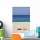 Flip Flops Empty Sandy Wall Decal