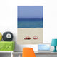 Flip Flops Empty Sandy Wall Decal