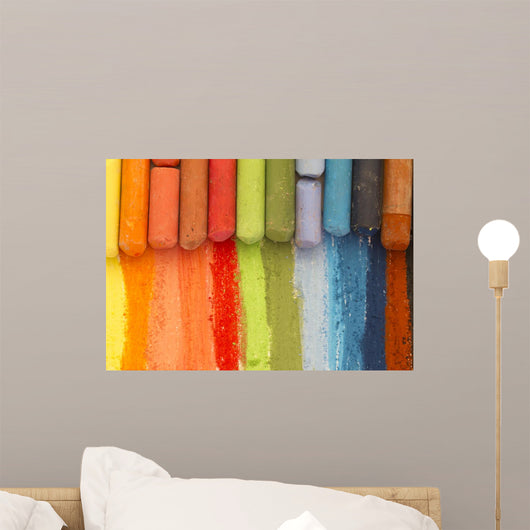 dried pastels Wall Mural