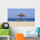 Sun Lounger Sandy Beach Wall Decal