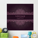Elegant Vintage Card Wall Decal