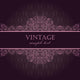 Elegant Vintage Card Wall Decal
