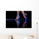 Dancing Woman's Feet Wall Decal