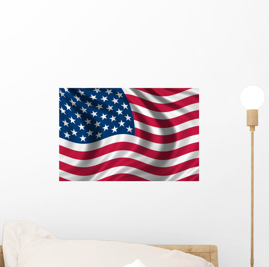 USA Flag Wall Decal