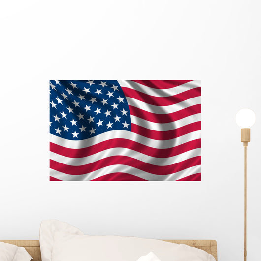 USA Flag Wall Decal