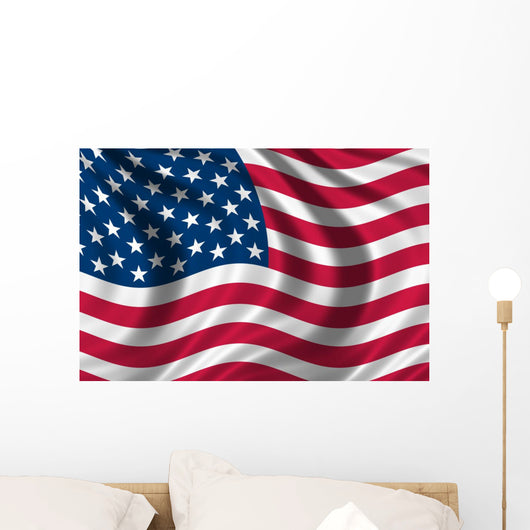 USA Flag Wall Decal