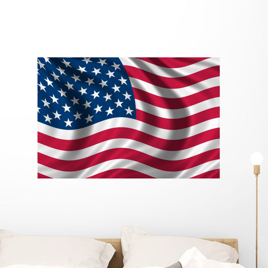 USA Flag Wall Decal