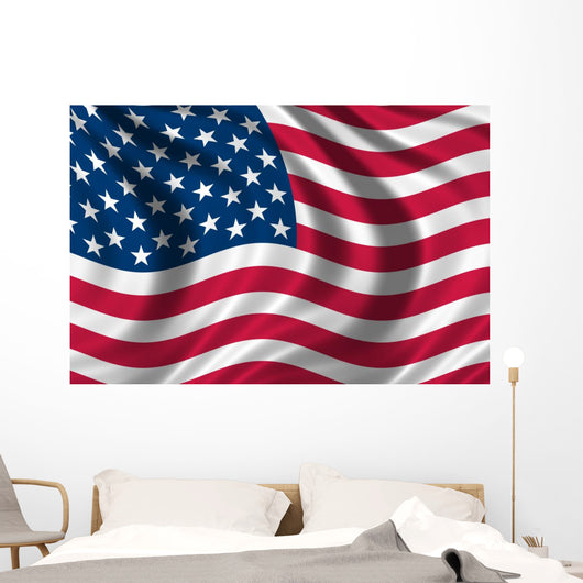 USA Flag Wall Decal