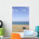 Blue Starfish Empty Beach Wall Decal