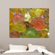 Glowing Translucent Colored Balls Wall Decal
