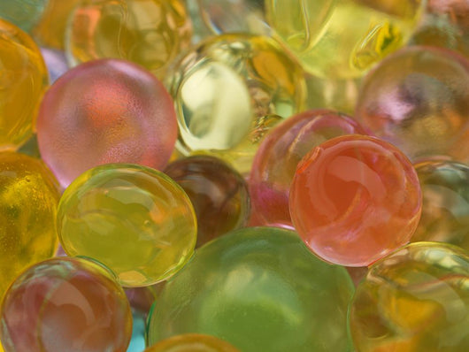 Glowing Translucent Colored Balls Wall Decal