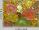 Glowing Translucent Colored Balls Wall Decal