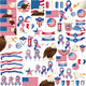 4th July Independence Day Wall Decal