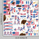4th July Independence Day Wall Decal