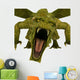 Green Dragon Front Attack Wall Decal