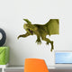 Green Dragon Action Closer Wall Decal