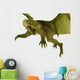 Green Dragon Action Closer Wall Decal