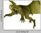 Green Dragon Action Closer Wall Decal
