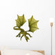 Green Dragon Attack Wall Decal