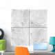 Four Different White Marble Wall Decal