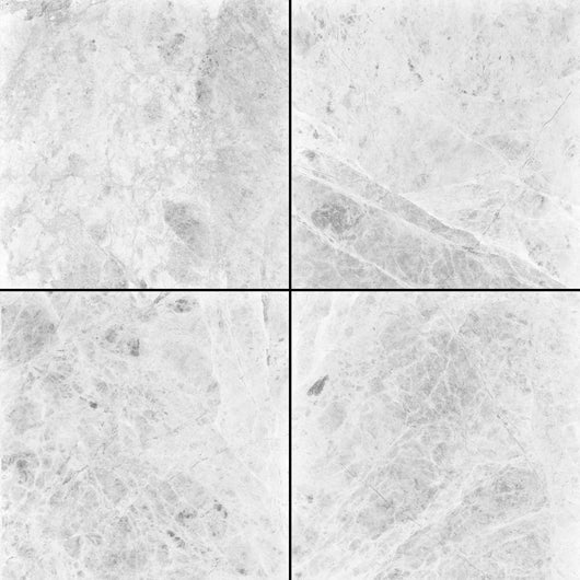 Four Different White Marble Wall Decal