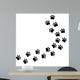 Animal Walk Print Wall Decal Sticker Set 1