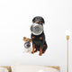 Rottweiler Chihuahua and Food Wall Decal