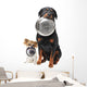 Rottweiler Chihuahua and Food Wall Decal