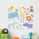 Various Animals Wall Decal