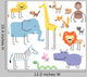 Various Animals Wall Decal