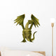 Green Dragon Waiting for Wall Decal