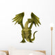 Green Dragon Waiting for Wall Decal