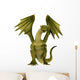Green Dragon Waiting for Wall Decal
