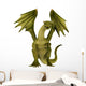 Green Dragon Waiting for Wall Decal