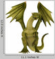 Green Dragon Waiting for Wall Decal