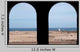 Portcullis Windows Looking Over Beach Wall Decal